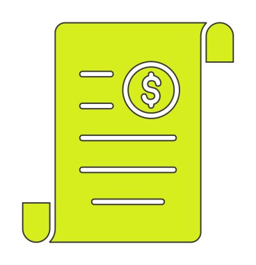 Bill simgesi, vektör çizimi 