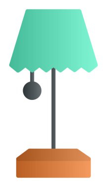 tablo lambası vektör illüstrasyonu