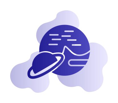 UFO simgesi vektör illüstrasyonu