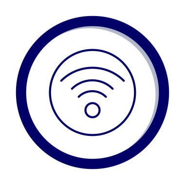 wifi simgesi, vektör illüstrasyonu basit tasarım