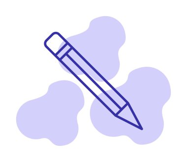 kalem simgesi vektör illüstrasyonu