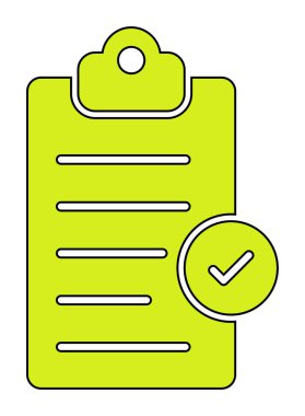 Basit Pano Tamamlanmış simge, vektör illüstrasyonu