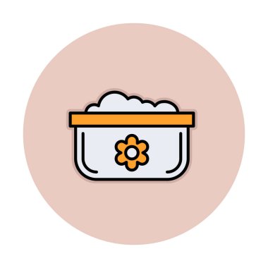 Bulaşık Otu Ağı simgesi, vektör illüstrasyonu 