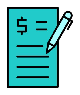 İçerik Oluşturucu ikon vektör çizimi