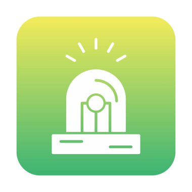 Siren simgesi vektör illüstrasyonu