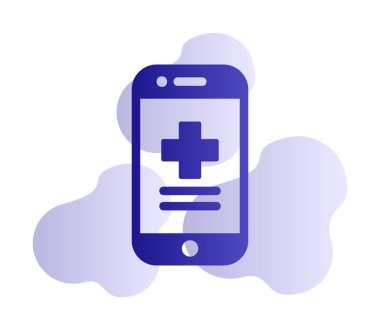 smartphone basit simge vektör çizim