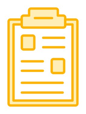 Pano simgesi, vektör illüstrasyonu basit tasarım