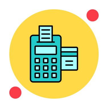 Vektör olarak EDC simgesi. logotype