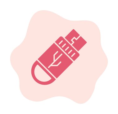 Basit Flash Sürücü web simgesi çizimi