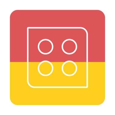 Menü web simgesi, vektör çizim