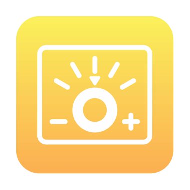 Loş simgenin vektör illüstrasyonu