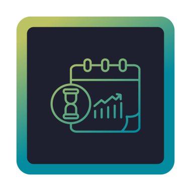 iş bitiş çizgisi vektör resimlemesi