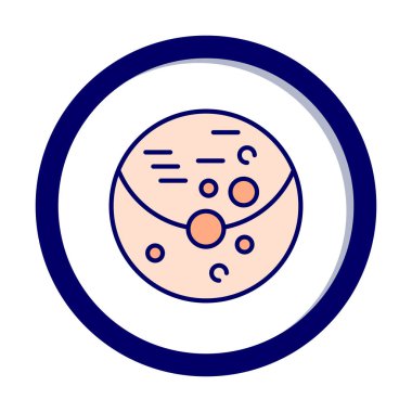 Venüs web simgesi, vektör illüstrasyonu