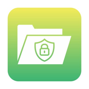 klasör renkli vektör simgesi 