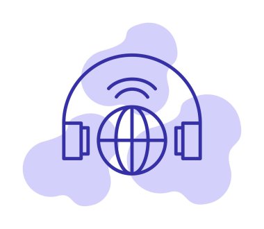 genel destek simgesi vektör illüstrasyonu