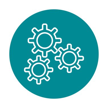 Ayar web simge vektör çizim