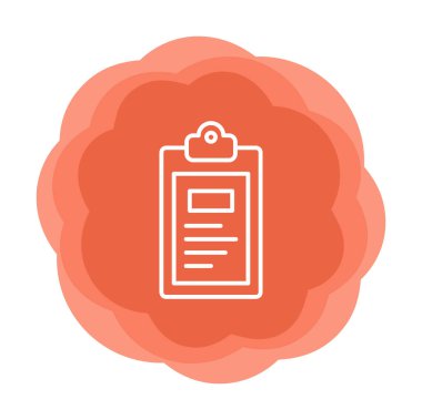 Pano simgesi, vektör illüstrasyonu basit tasarım