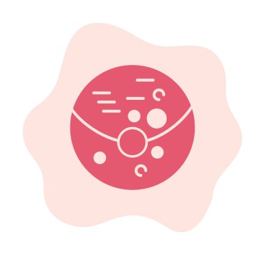 Venüs web simgesi, vektör illüstrasyonu