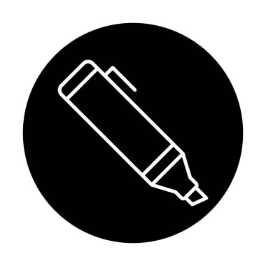 Vurgulama simgesi web basit illüstrasyon