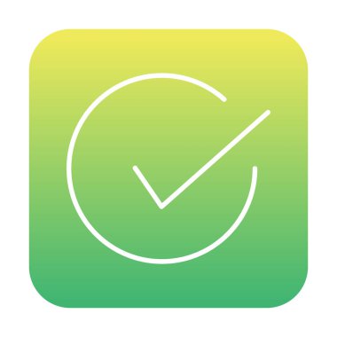 işaret simgesini işaretle, vektör illüstrasyonu basit tasarım