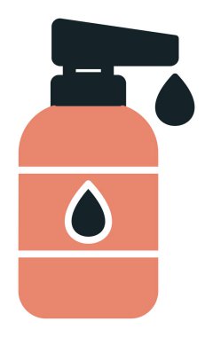 Bebek losyonu web simgesi, vektör illüstrasyonu 