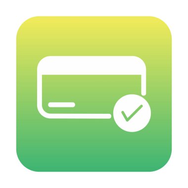 Kredi kartı ikonu vektör illüstrasyonu