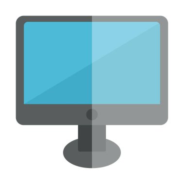 Ekran simgesi vektör illüstrasyonunu izle