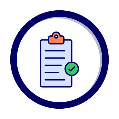 Basit Pano Tamamlanmış simge, vektör illüstrasyonu