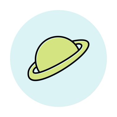 Gezegenler simgesi, vektör illüstrasyonu