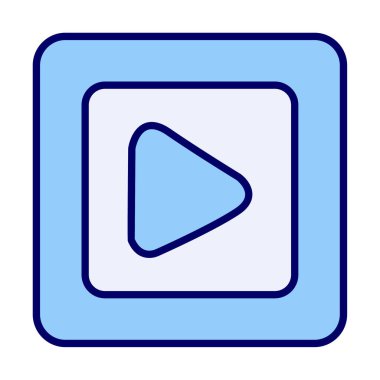 Oynatma düğmesi vektör çizimi