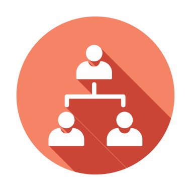 Çalışma Yönetimi vektör simgesi modern basit illüstrasyon