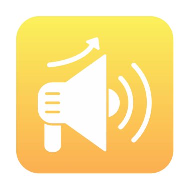 Basit Pazarlama Incerase simgesi, vektör illüstrasyonu