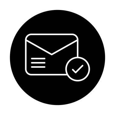 e- posta iletimi simge vektör illüstrasyonu