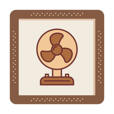 Fan vektör simgesinin gösterimi