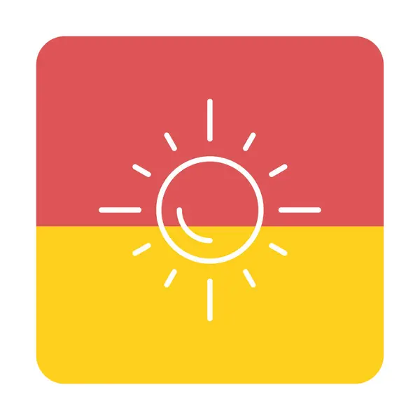 stock vector sun flat icon, vector illustration design