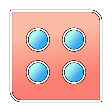 Menü web simgesi, vektör çizim