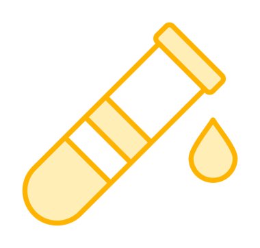 test tübü ikon vektör çizimi