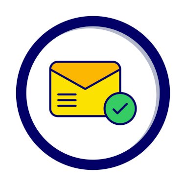 e- posta iletimi simge vektör illüstrasyonu