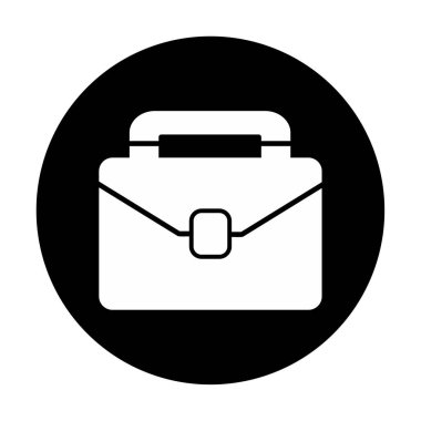 evrak çantası web basit simge illüstrasyonu