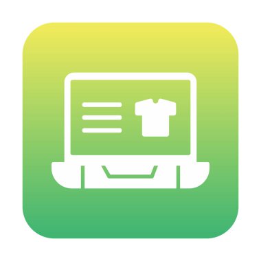 Projeniz için çevrimiçi alışveriş simgesi