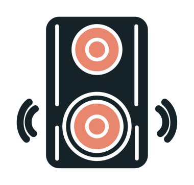 hoparlör simgesi, vektör illüstrasyonu basit tasarım