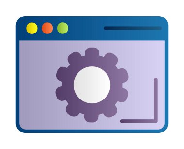 Tarayıcı Simge vektör çizimi ayarlanıyor