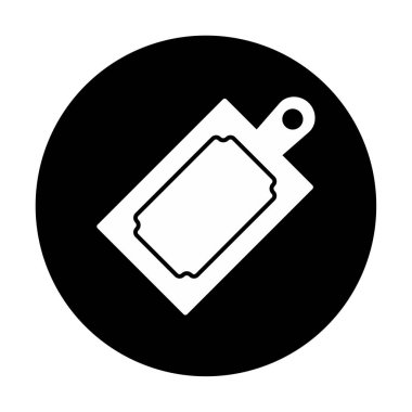 Kesme tahtası simgesi, vektör illüstrasyonu