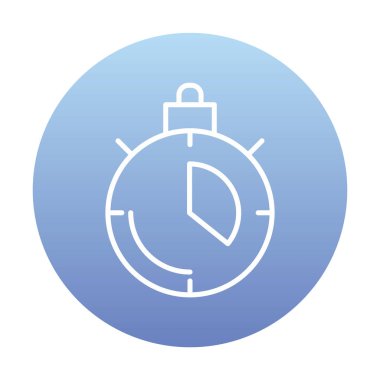 vektör kronometre simgesi illüstrasyonu 