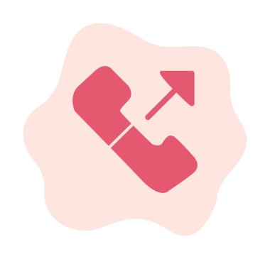 giden arama simge vektör çizim