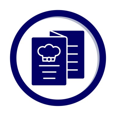 Menü web simgesi, vektör çizim