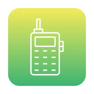 eski telefon simgesini, vektör çizim