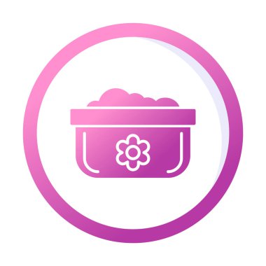 Bulaşık Otu Ağı simgesi, vektör illüstrasyonu 