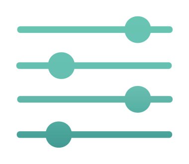 Ayar web simge vektör çizim