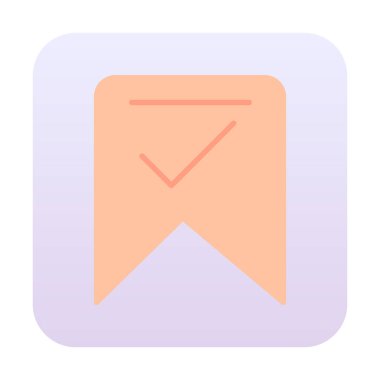 işaret simgesini işaretle, vektör illüstrasyonu basit tasarım